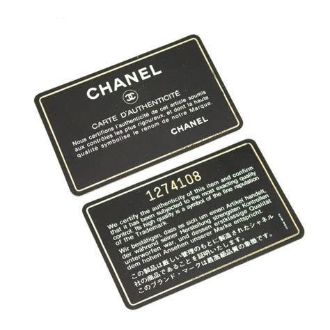 fake chanel etsy|authenticity card Chanel.